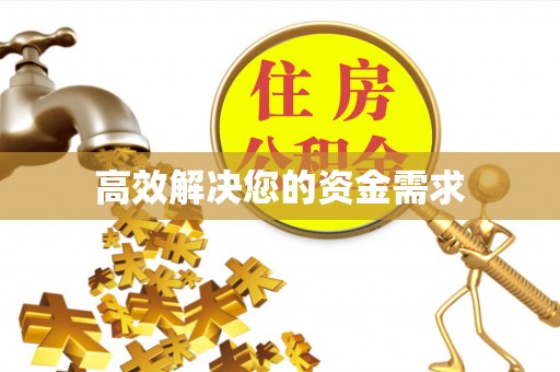 龙海高效解决您的资金需求