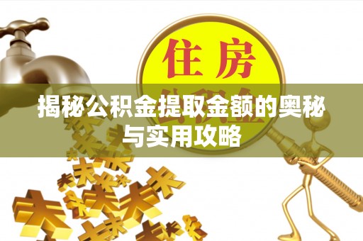 龙海揭秘公积金提取金额的奥秘与实用攻略